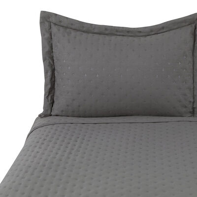 Imagen 2 del producto Quilt CIC 1,5 Plazas Gris Microfibra