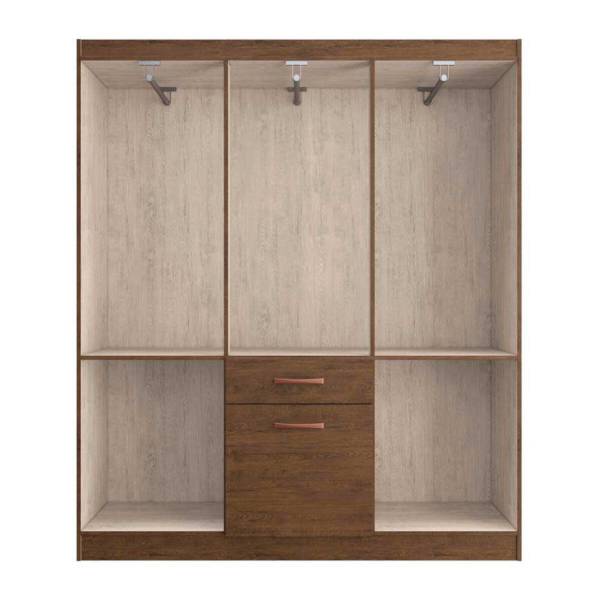 Clóset Altavision 5806 6 Puertas 1 Cajones Amarula