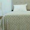 Frazada Doral 1,5 Plazas Chiporro Jacquard Liso Beige