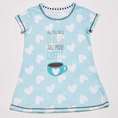 Imagen 2 del producto Pijama de Algodón Niña Kayser Turquesa