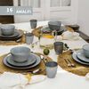 Set 4 Platos Fondo Cerámica Simplit Amalfi 27,4 cm