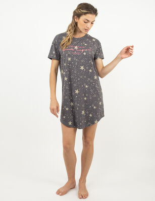 Imagen 2 del producto Camisa de Dormir Mujer Grafito, Rosado