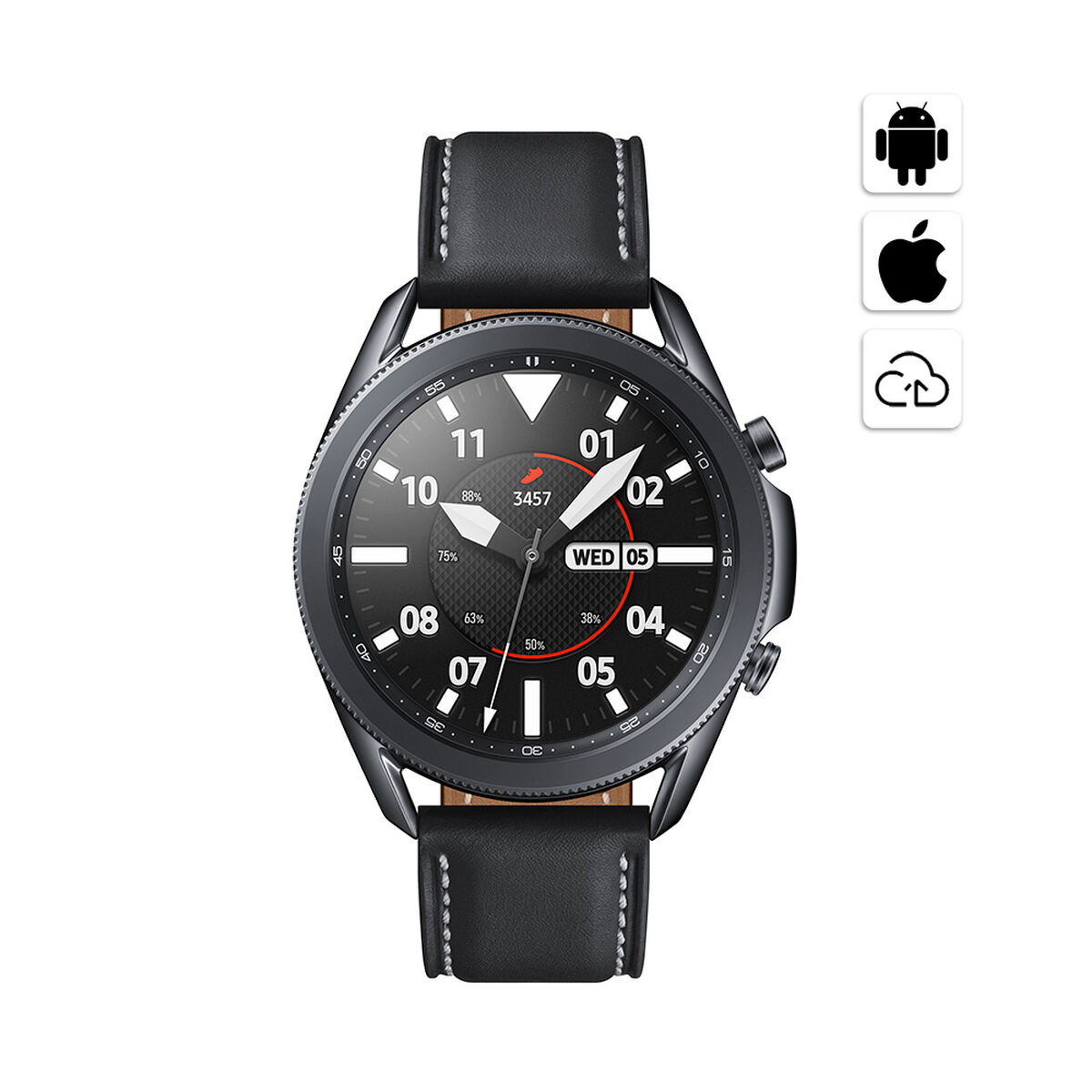 Smartwatch Samsung Galaxy Watch 3 8GB 1GB 1.4" Mystic Black