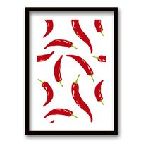 Cuadro Decorativo Retela Chilis 50 x 35 cm