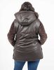 Parka Ecocuero Sin Mangas Mujer Extralindas