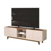 Rack TV Vekkahome Nadine Hasta 75" Beige Café