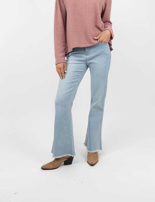 Imagen 1 del producto Jeans Flare Mujer Alma Celeste, Indigo, Marengo