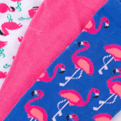 Imagen 2 del producto Pack 3 Calcetines Mujer Icono Fucsia