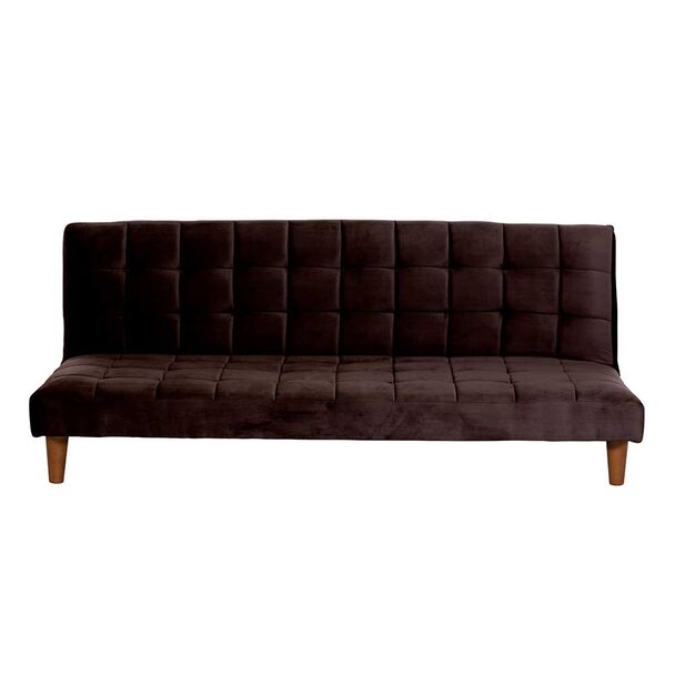 Futón Latam Home Turin Velvet 3 Cuerpos Chocolate