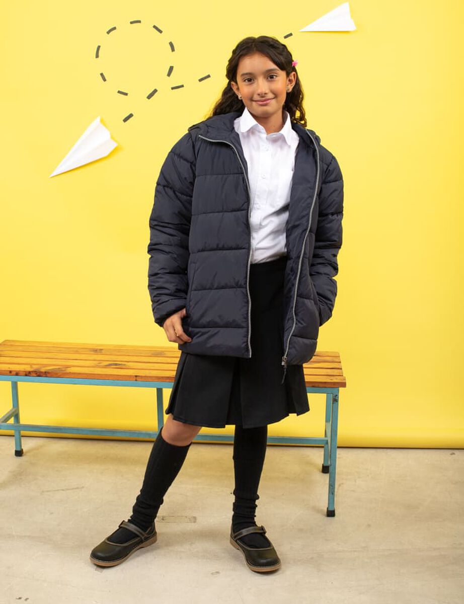 Parka Escolar Unisex Talla 14/16 Crescendo