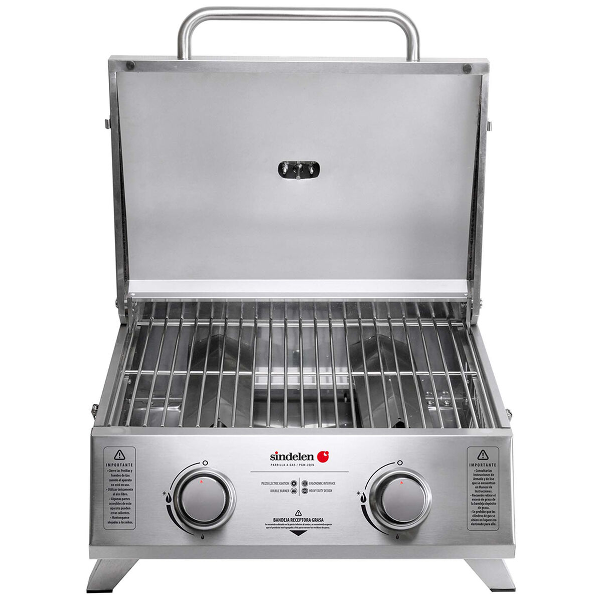 Parrilla a Gas Piezo Eléctrico Sindelen PGM-2QIN