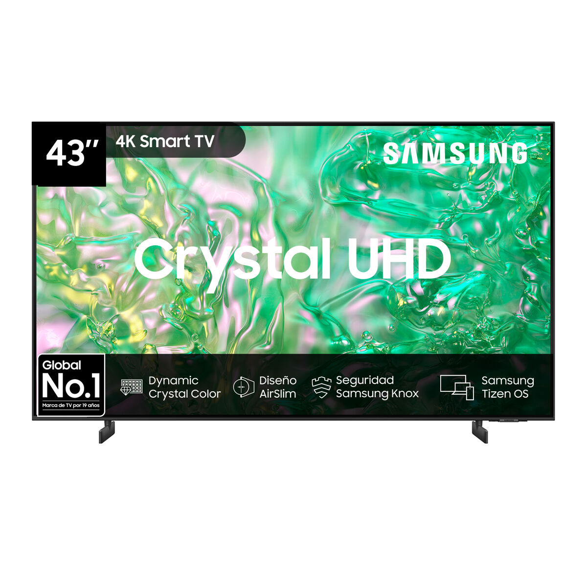 LED Samsung 43" DU8000 4K Crystal UHD Smart TV 2024
