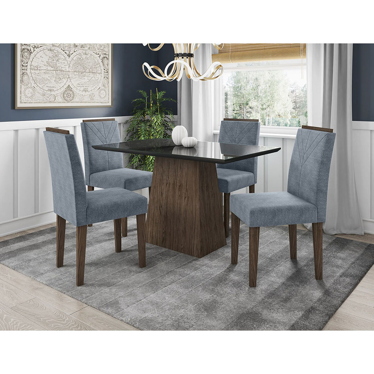Juego de Comedor Jdo & Design Jasmín 4 Sillas 