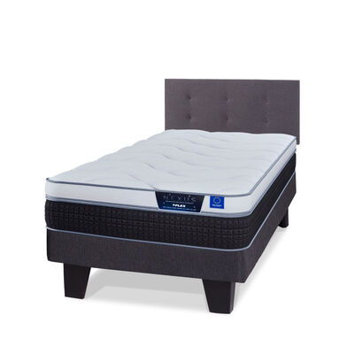Imagen 2 del producto Cama Europea Flex 1,5 Plazas Nexus + Respaldo Royal Grafito