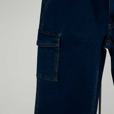 Imagen 2 del producto Jeans de Algodón Niño Cutback Denim, Negro