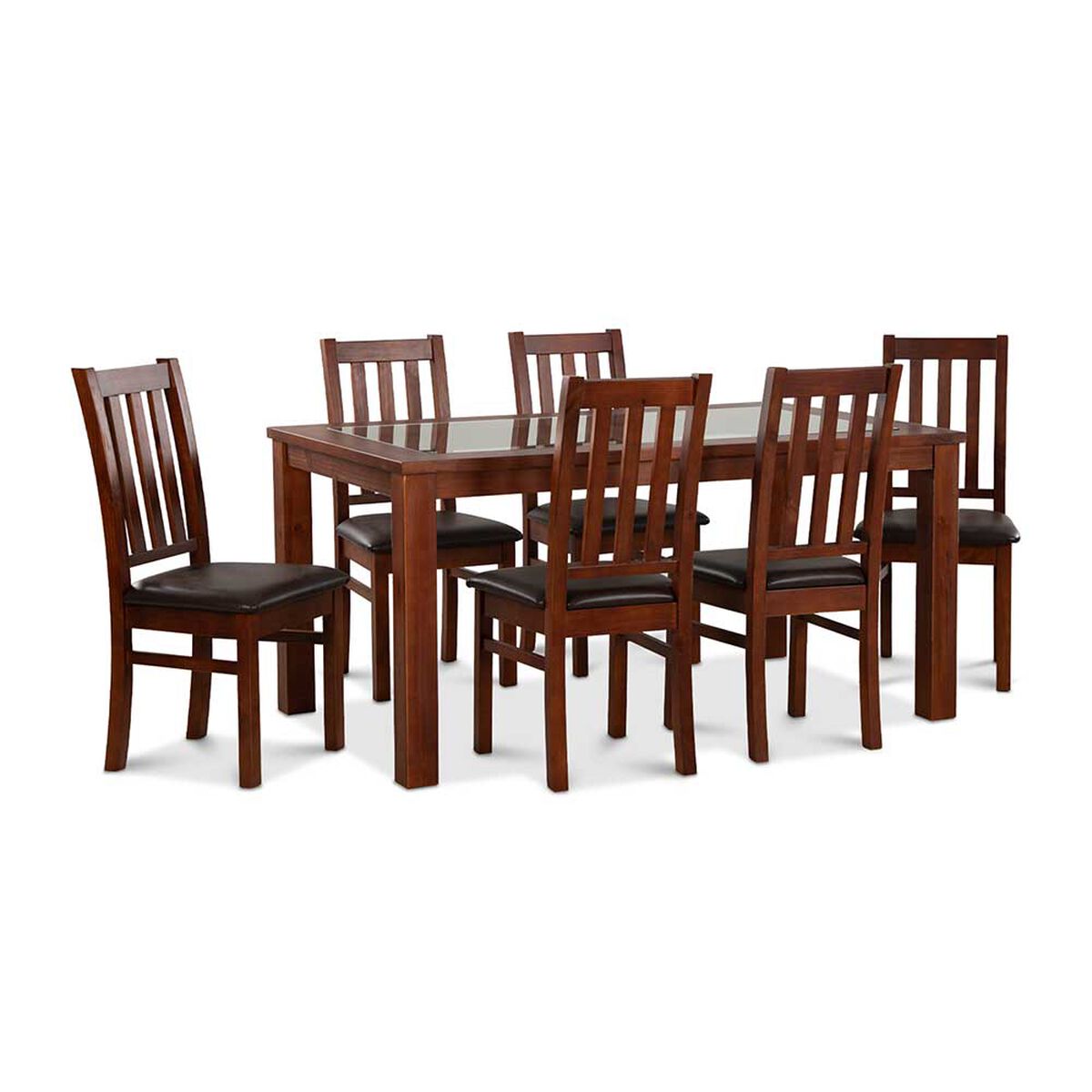 Juego de Comedor CIC &Ntilde;uble 6 Sillas Caramelo