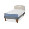 Cama Europea CIC 1,5 Plazas Excellence + Respaldo Gales Alpino