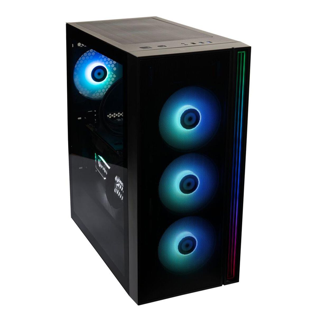 Gabinete BitFenix/ ​​Fan + Fuente de Poder 750w / 4 Ventiladores/ Negro