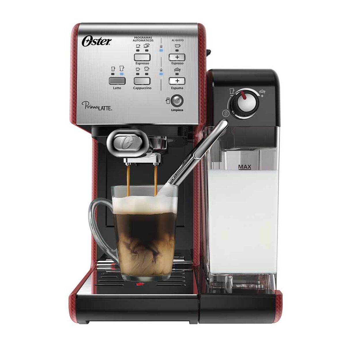 Cafetera Oster Prima Latte II Rojo 6701RF