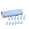 Set Cortina de Baño 2 Piezas Mashini Eclectico Turquesa