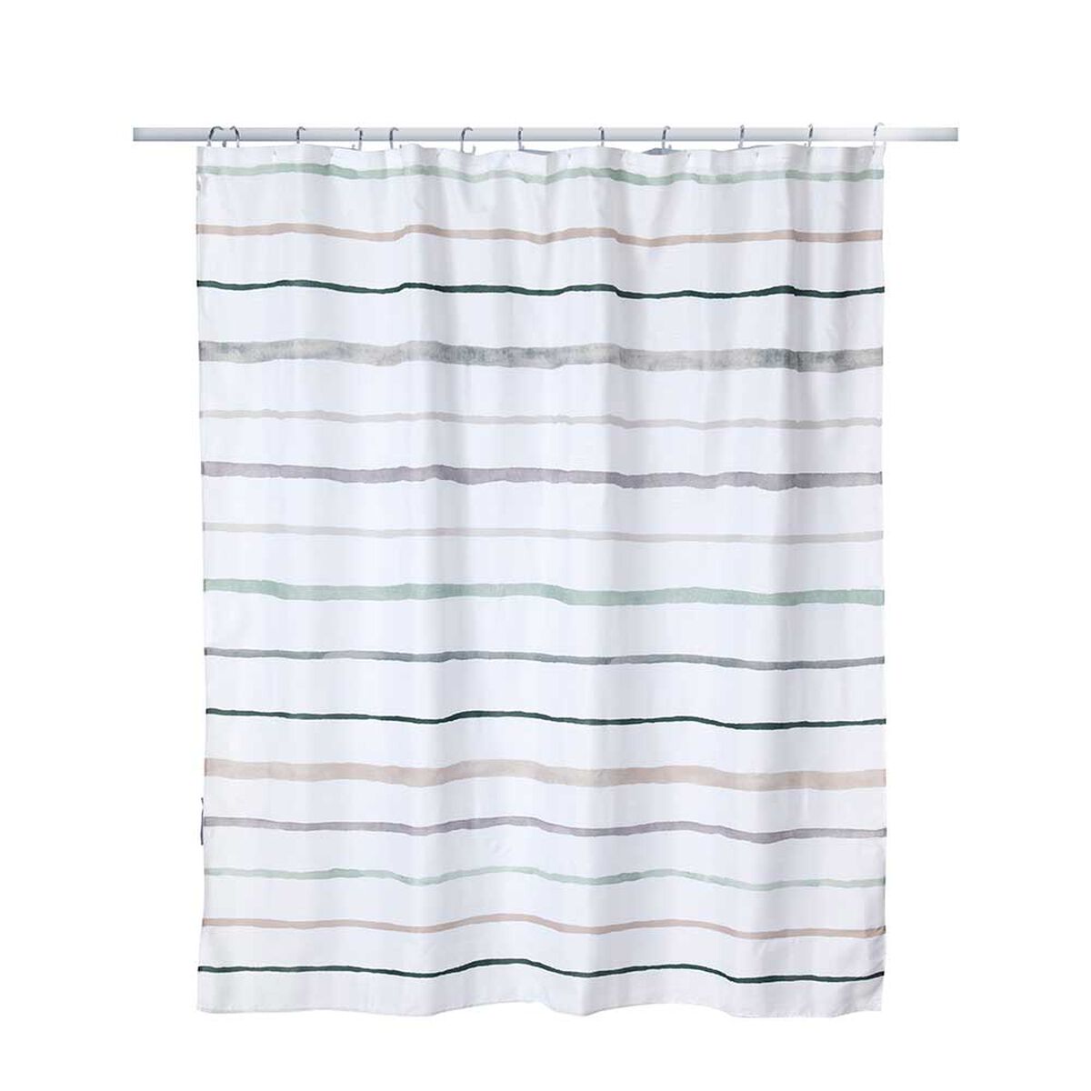 Set Cortina de Baño 6 Piezas Mashini Lluta Multicolor