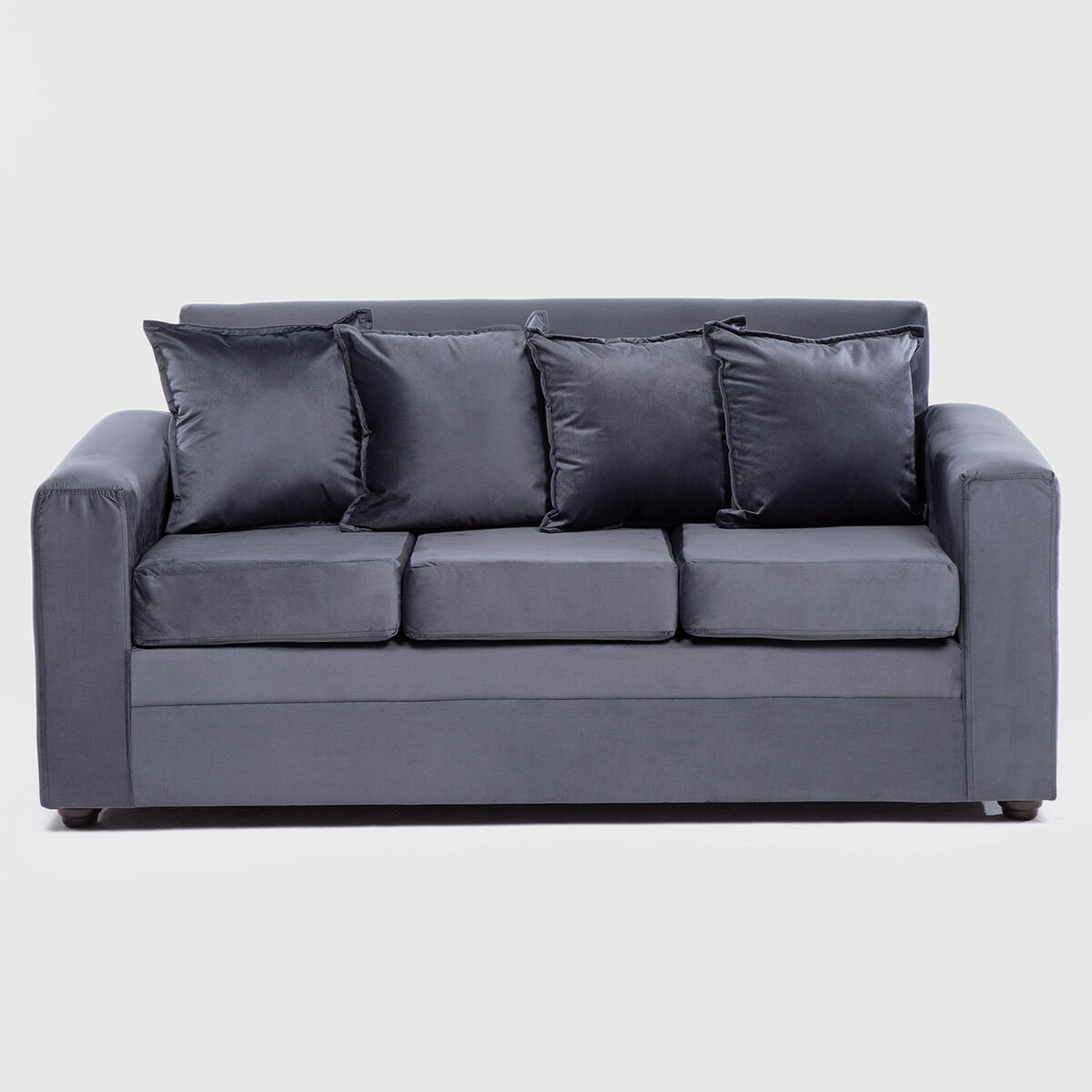 Juego de Living Almore Paris 3 Cuerpos Gris