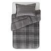 Plumón Elements & Co 1,5 Plazas Squard Gris