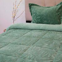 Cubrecama Doral 1,5 Plazas Verde Outboss Sherpa