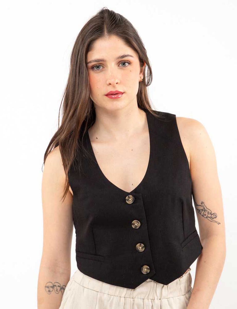 Blazer Lino Gillette Mujer Icono