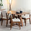 Juego de Comedor Decocasa Avena 4 Sillas Café