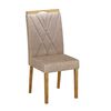 Juego de Comedor Vekkahome Julia Lara 4 Sillas Café