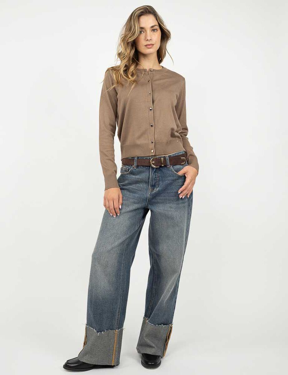 Jeans Wide Leg Mujer Zibel