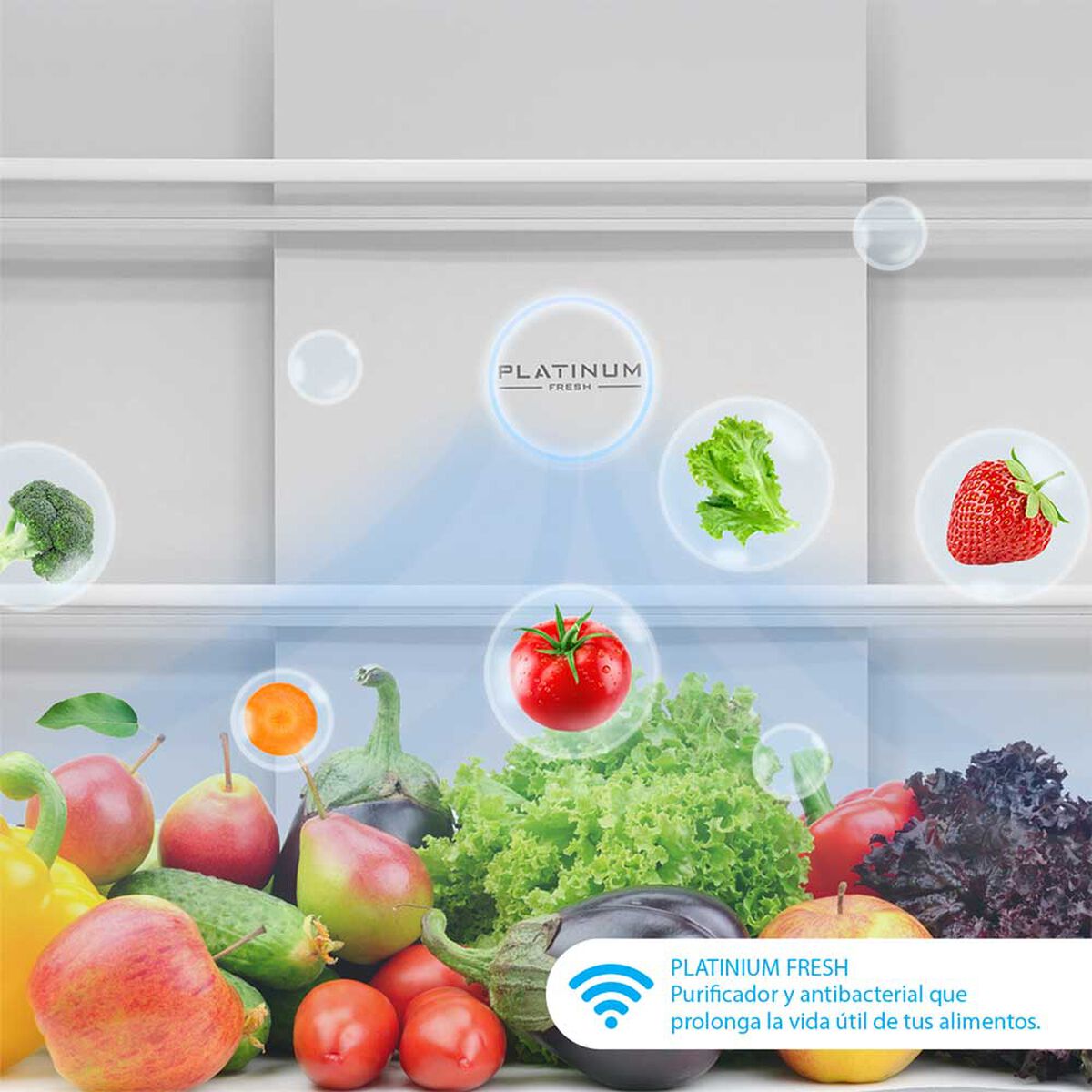 Refrigerador French Door Midea MDRM554MTE50 350 lts.