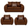 Juego de Living Elegant Detail New Houston 2-1-1 Cuerpos Tostado