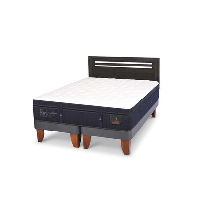 Imagen 2 del producto Cama Europea CIC Base Dividida 2 Plazas Súper Premium + Respaldo Munich