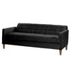 Futón Latam Home Genova Velvet 3 Cuerpos Negro