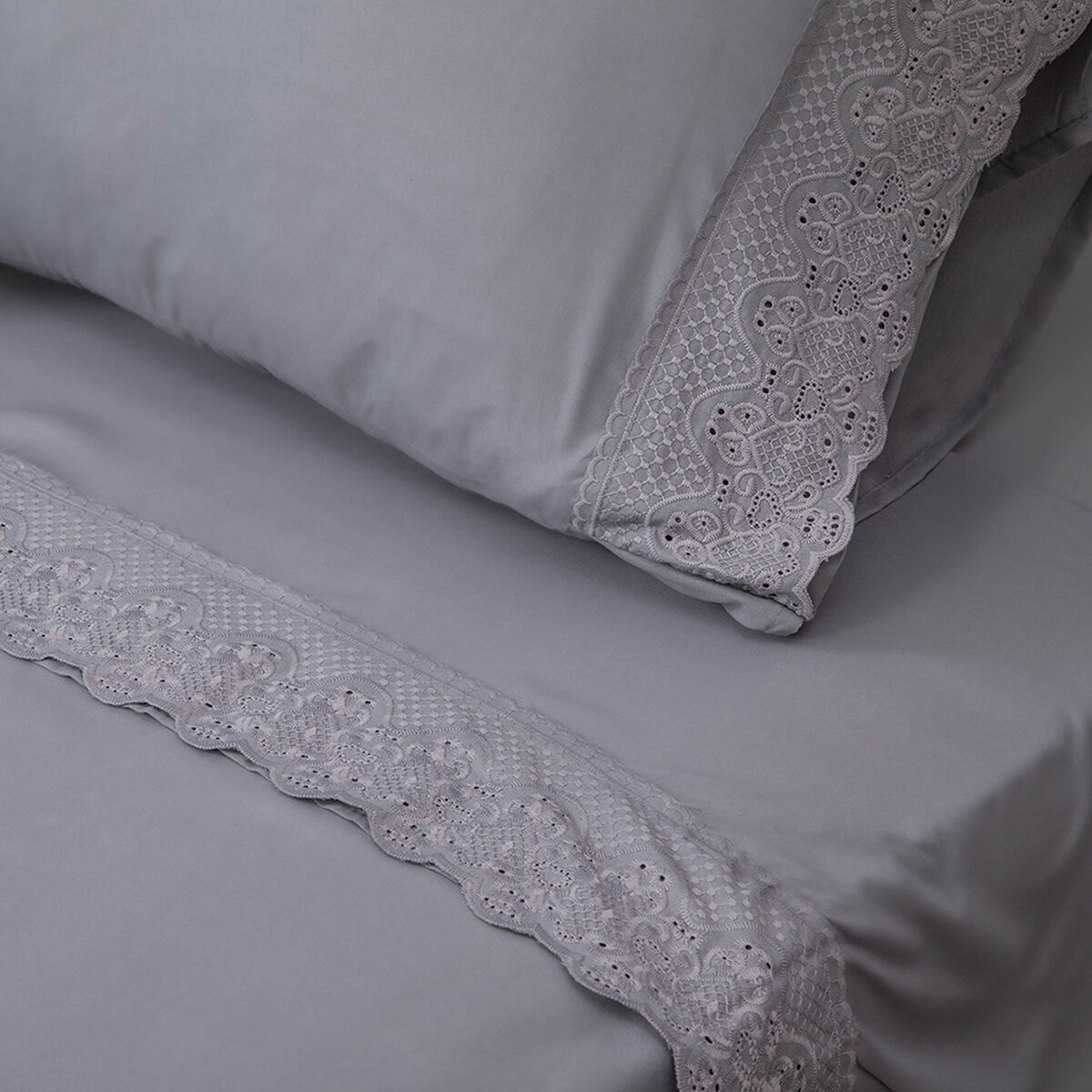 Juego de Sábanas Doral King Santorini Gris