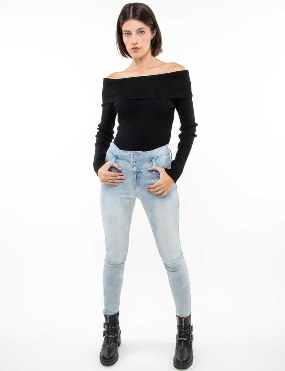 Jeans Skinny Push Up  Mujer Fiorucci