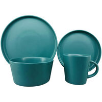 Juego de Vajilla Zibel SDC1318G 24 Piezas Azul Vela