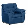 Juego de Living Deco Outlet Polonia Sofá 3 Cuerpos + Dos Sillones 1 Cuerpo Azul