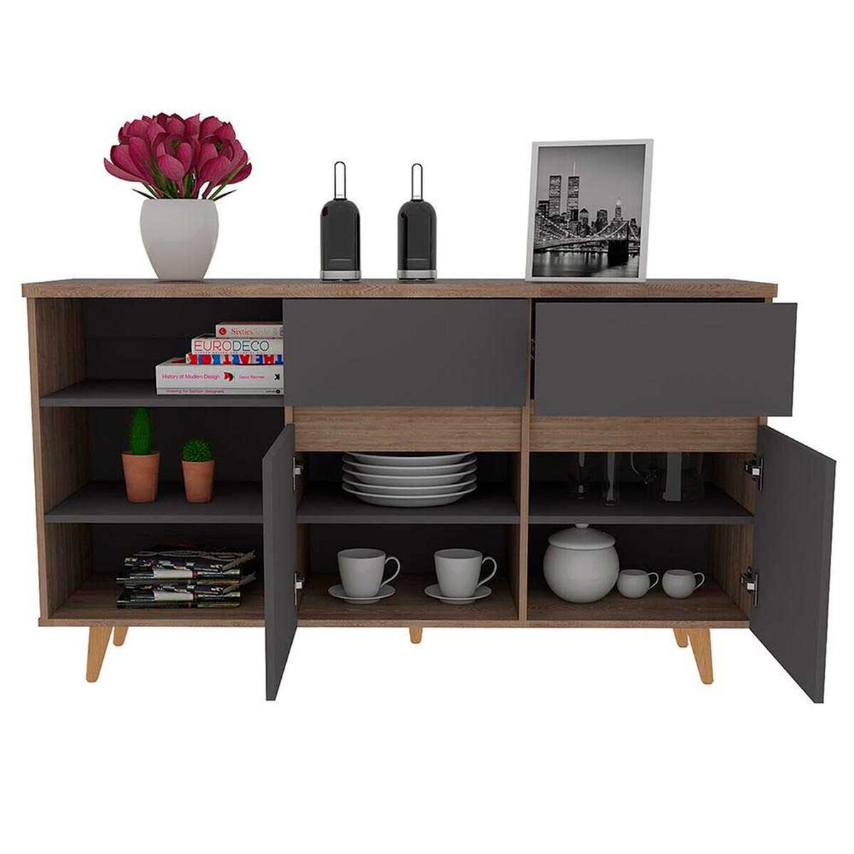 Buffets Salem 2 Puertas 2 Cajones