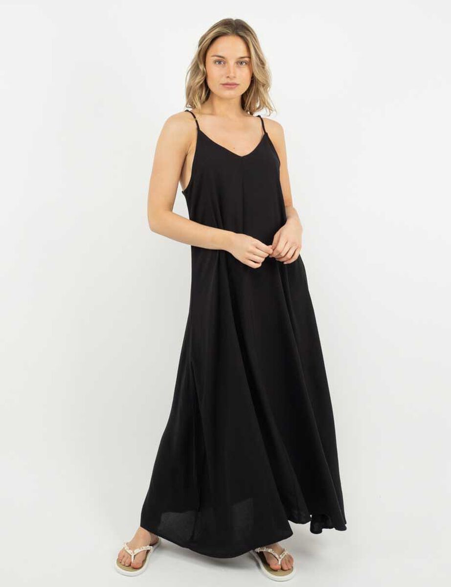 Vestido Maxi Sin Mangas Mujer Icono
