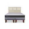 Cama Europea CIC Base Dividida King Ortopedic + Respaldo Torino Alpino