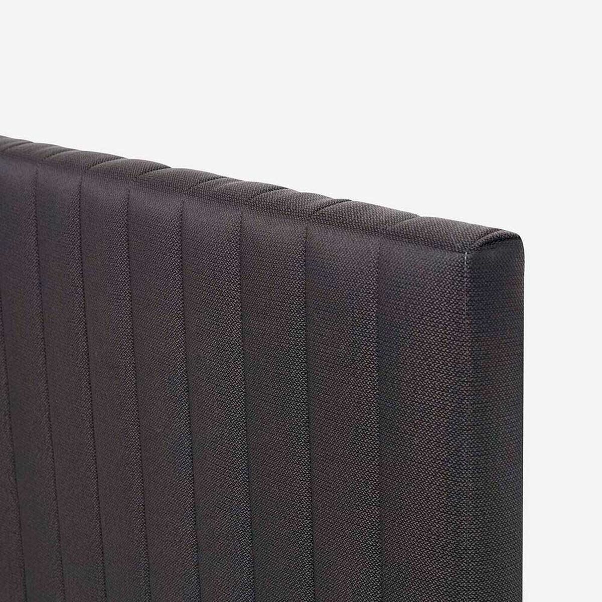 Cama Europea Rosen 1,5 Plazas Wave + Respaldo Lucio Grafito