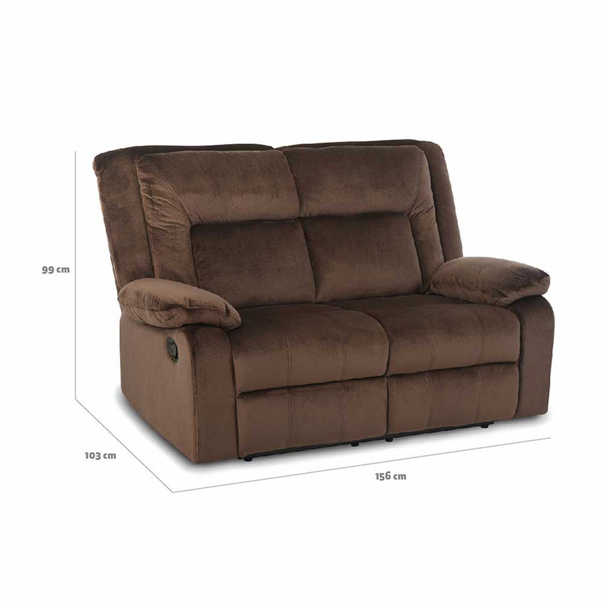 Juego de Living Reclinable CIC Amberes 3C+2C+1C Caf&eacute;