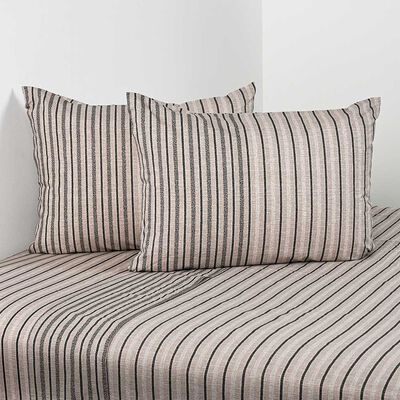 Juego de S&aacute;banas Cannon King Tisu 200 Hilos Beige