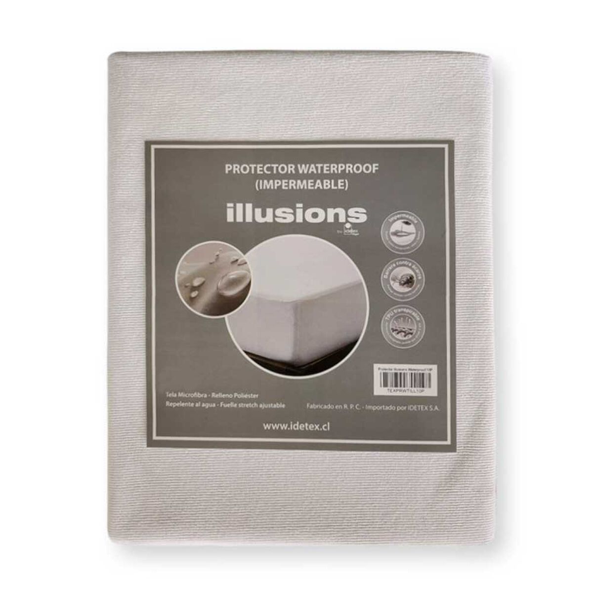 Protector de Colch&oacute;n Illusions Super King Waterproof Blanco