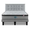 Cama Europea Simmons 2 Plazas Dreamer Plazasus Box + Respaldo Urban Plazasata