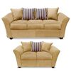 Juego de Living Elegant Detail Minesota Sofá 3 Cuerpos + Sofá 2 cuerpos + Sillón 1 Cuerpo Beige