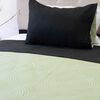 Quilt Doral 1,5 Plazas Negro Verde Origins